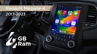 Renault Megane 4 2017-2023 4 GB RAM Kablosuz Carplay Android Multimedya Navi Geri Görüş-COMWEGEN