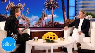 Keith Urban Serenades Ellen with 'Blue Ain't Your Color'