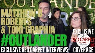 Matthew B Roberts & Toni Graphia interviewed at #Outlander on #Starz #OutlanderFYC Event