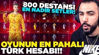 30.000.000 UC BASILAN OYUNUN EN PAHALI TÜRK HESABI!!  KİMSEDE OLMAYAN NADİR SETLER!! | PUBG MOBILE