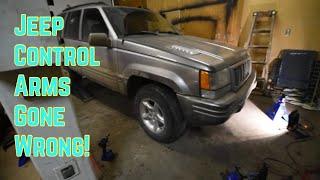 Jeep control arms gone wrong!