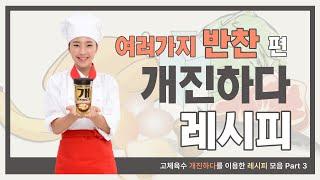 고체육수 개진하다 레시피 모음 Part 2 반찬 만들기