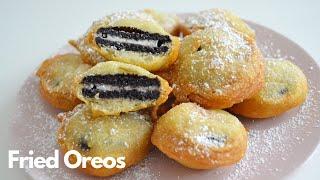 EASY DEEP FRIED OREOS RECIPE | WITH PANCAKE MIX!