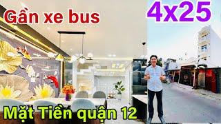 (Mã232010) bán nhà mặt tiền quận 12, gần xe bus hiệp thành, chợ giản dân