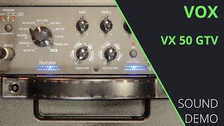 VOX VX50 GTV - Sound Demo (no talking)