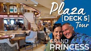 Grand Princess Plaza Deck 5 - Hidden Gems and Fun Spots to Explore 