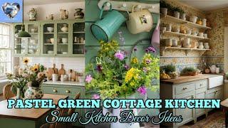  REDISCOVER SMALL KITCHEN OF YOUR DREAMS: Innovate with Pastel Green & Rustic Vintage Flair DECOR