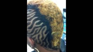 Best barber in ATL TEDDY CUTS (female HAWK design)