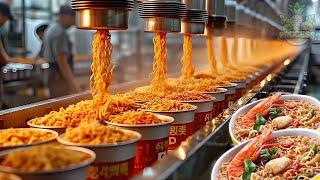 The Surprising Truth About How Instant Noodles Are Made in Factories!