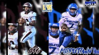 Middletown visits Appoquinimink Football LIVE from Appo