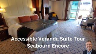 Accessible Veranda Suite Tour I Seabourn Encore #luxurytravel