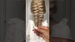 Hide the elastic Tip ‍️ #hairtips #hairtricks #hairtutorial  #hairtipsandtricks #hairvideo