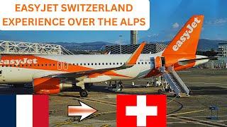 TRIP REPORT | EASYJET SWITZERLAND EXPERIENCE | FLYING OVER THE ALPS ON AIRBUS A320 | NICE TO GENEVA.