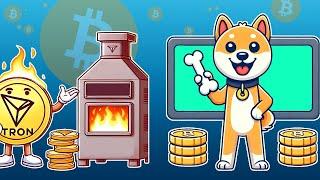 Daily Dose Of Crypto - Bitcoin's Fall, Shiba Inu's BONE Launch, and TRON's Token Burn!