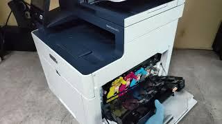 HOW TO REPLACE TONER CARTRIDGES, DRUM UNITS AND WASTE TONER BOX ON XEROX WORKCENTRE 6515,PHASER 6510