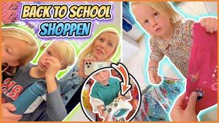 “BACK TO SCHOOL” OUTFiTS + SCHOOLSPULLEN SHOPPEN GAAT NiET VOLGENS PLAN!  | Bellinga Vlog #2941