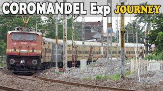 WAP-4 vs WAP7 Train JOURNEY | COROMANDEL Express | Indian Railways