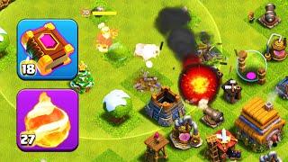 В ШОКЕ ОТ НОВОГО СНАРЯЖЕНИЯ "ОГНЕННЫЙ ШАР" ! ПУТЬ К ФУЛЛ ТХ16 #КРАХ ! CLASH OF CLANS