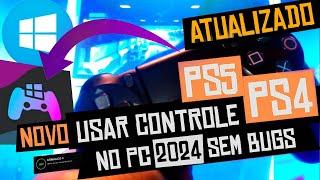  [2024] COMO USAR CONTROLE DE PS4 PS5 NO PC DS4 WINDOWS