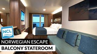 Norwegian Escape | Balcony Stateroom Full Tour & Review 4K | NCL Cruises