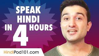 Learn How to Speak Hindi in 4 Hours