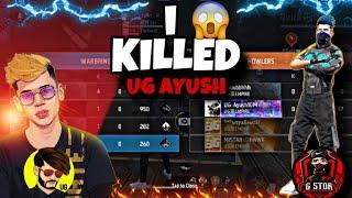 UG EMPIRE VS CG EMPIRE  || i Killed Ug Aayush in CS Rank Match || Very Intense movement Game 