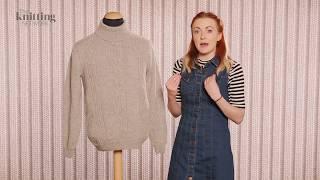 Mens Sweater Vintage Knitting Pattern (The Knitting Network WMD006)