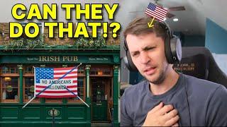 American reacts to European Restaraunt BANS Loud American tourists