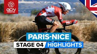 TT Day With A Steep Final Ramp | Paris-Nice 2022 Stage 4 Highlights