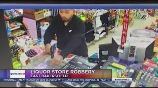 Armed robbery in East Bakersfield caught on surveillance video