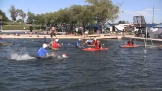 2013 Canoe Polo Canadian Nationals - Open Div - USA 2 vs CAN U21