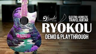 Lindo Ryokou Electro Acoustic Travel Guitar | Demo and Playthrough