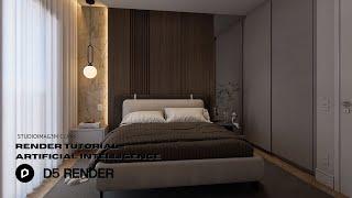 D5 RENDER 2.8 RENDERING RELAISTA TUTORIAL BEDROOM MORE ARTIFICIAL INTELLIGENCE