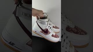 Dior x Nike Air Force 1 High custom shoes