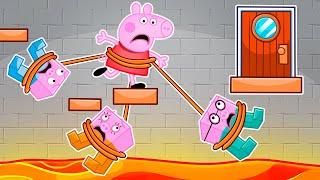 Peppa Pig Plays ROBLOX TOGETHER! (Party Game)