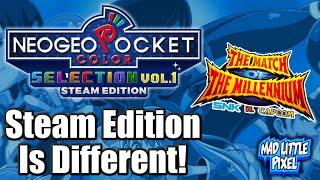 Steam Edition Of The Neo Geo Pocket Color Selection Is Not The Same As The Nintendo Switch Version!