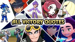 Evolution of All Pokémon Funny Victory Quotes (1996 - 2024)