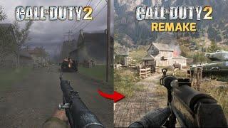 Call of Duty 2: Original Vs Unreal Engine 5 Remake 2022 | Teaserplay's Comparison