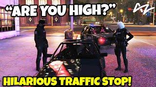 AnthonyZ TROLLS New Cadet During HILARIOUS Traffic Stop! | GTA 5 RP NoPixel