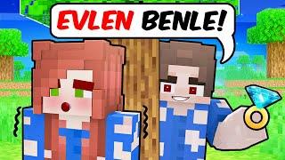 SEVGİLİME EVLENME TEKLİFİ ETTİM  KABUL ETTİ Mİ? - Minecraft