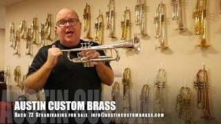 Bach Stradivarius  72  Trumpet demonstration by Trent Austin at Austin Custom Brass!