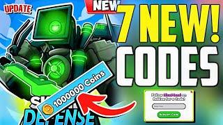 ️UPDATE! 2X️SKIBIDI TOWER DEFENSE ROBLOX CODES 2024 - SKIBIDI TOWER CODES