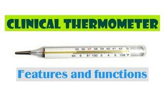 Clinical Thermometer | Features and functions