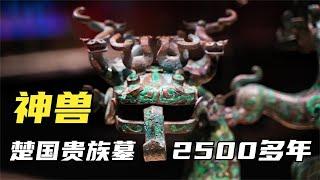 12米深楚国贵族墓，出土一对2500多年青铜神兽，至今不知是何用途【背包走遍中国】