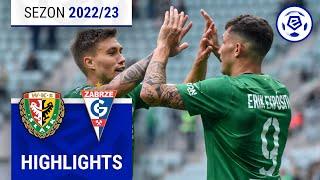 Śląsk Wrocław - Górnik Zabrze 4:1 | SKRÓT | Ekstraklasa 2022/23 | 12. Kolejka