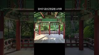 강서구 궁산근린공원 소악루에서 바라보는 한강 풍경