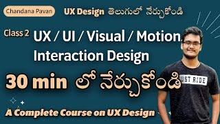 తెలుగులో UX Design,UI Design, Motion Design,Interaction Design,Visual Design అంటే ఏమిటో తెలుసుకోండి