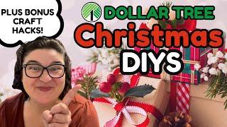 8 Dollar Tree Christmas DIYs & Craft Hacks You Need This Holiday Season! 