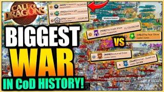 Biggest WAR in CoD HISTORY #1 Alliance vs Nephisto - Call of Dragons War Gameplay Part 1