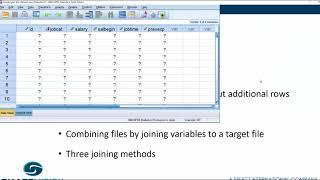 How to merge files in SPSS